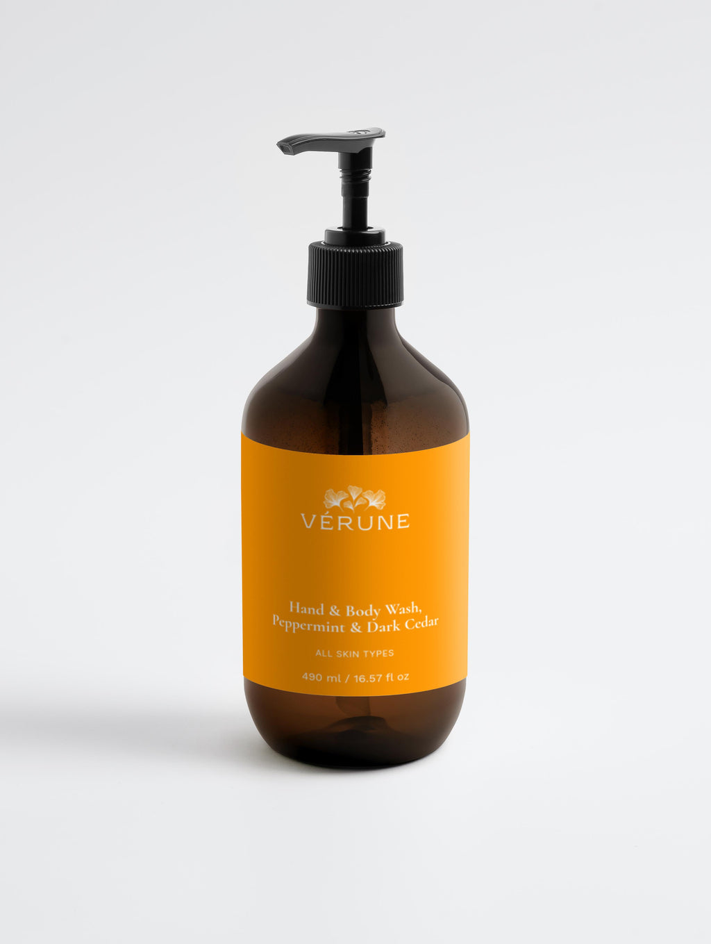Hand & Body Wash, Peppermint & Dark Cedar